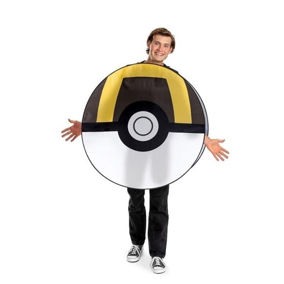Pokemon Other - Pokemon Poke Ball Ultra Ball Pop-Out Costume, Child and Adult Ages 8+
